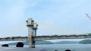 Nitin Gadkari inaugurates India’s second longest cable-styled bridge in Karnataka’s Shivamogga